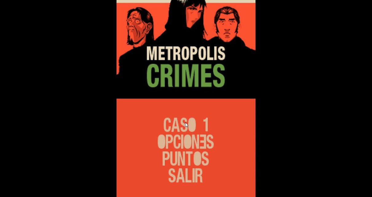 Metropolis Crimes Nintendo DS