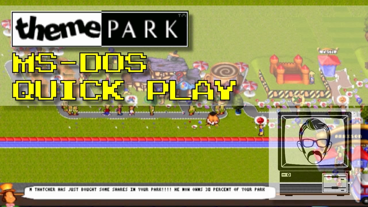 Theme Park (video game) PC MSDOS