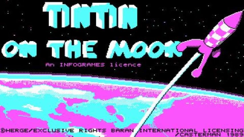 Tintin on the Moon PC MSDOS