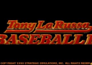 Tony La Russa Baseball PC MSDOS