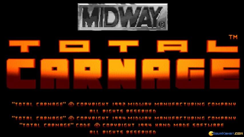 Total Carnage PC MSDOS