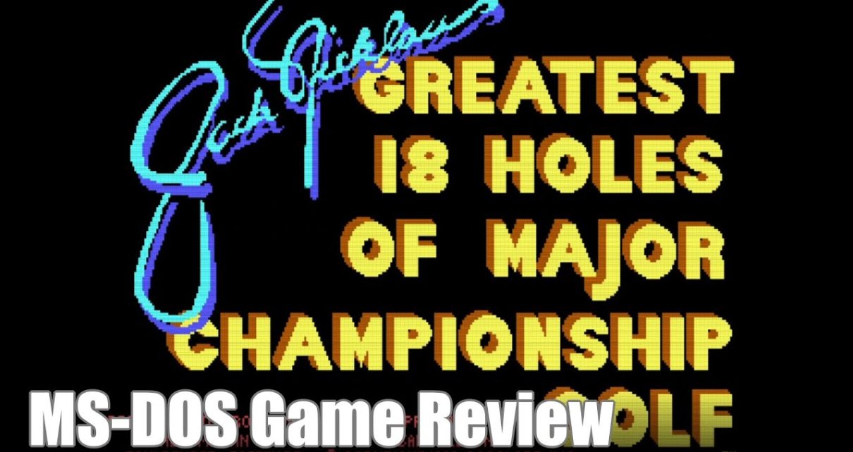 Tournament Golf (1988 video game) PC MSDOS