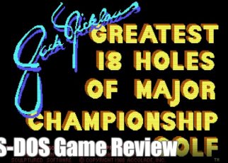 Tournament Golf (1988 video game) PC MSDOS