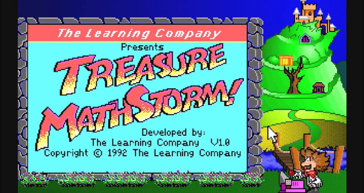 Treasure MathStorm! PC MSDOS