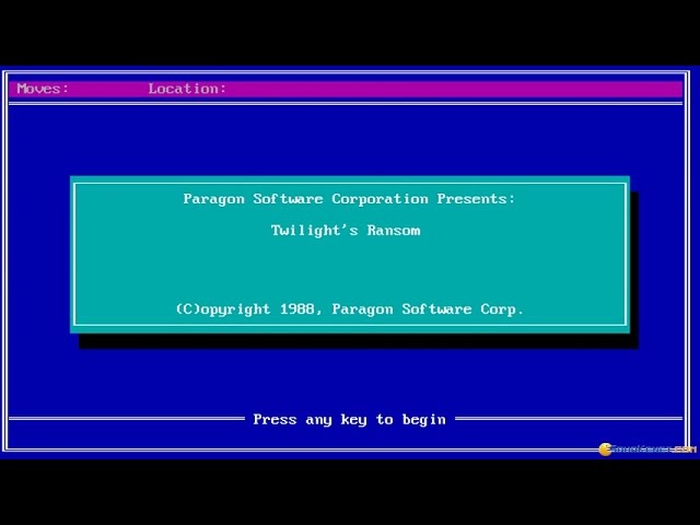 Twilight's Ransom PC MSDOS