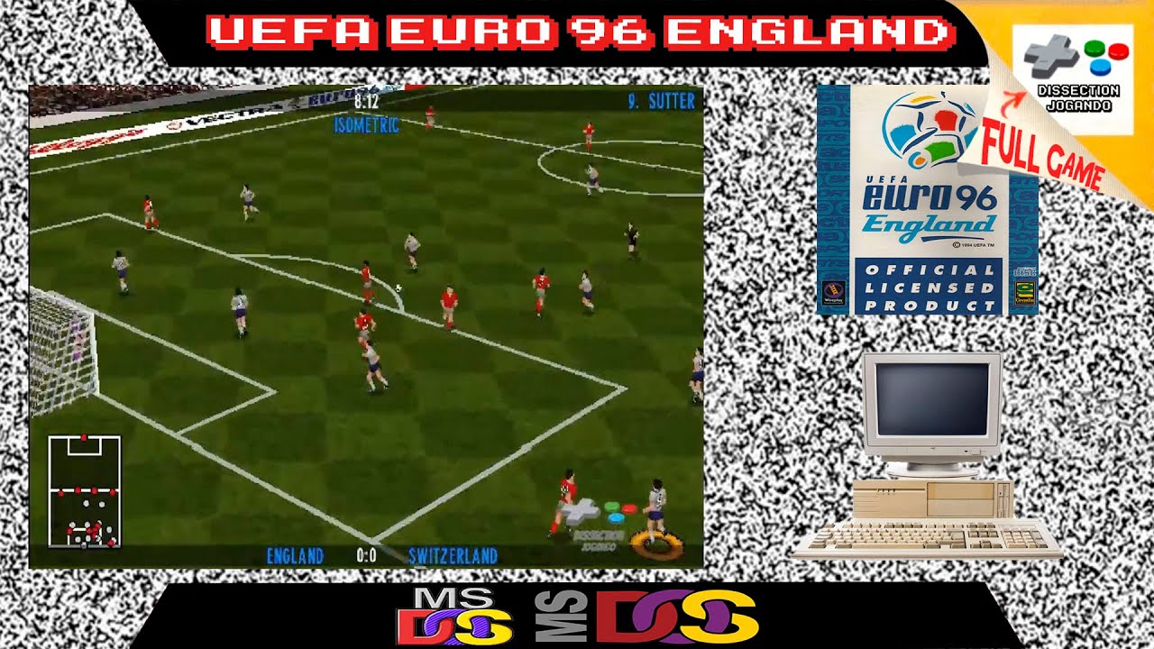 UEFA Euro 96 England PC MSDOS