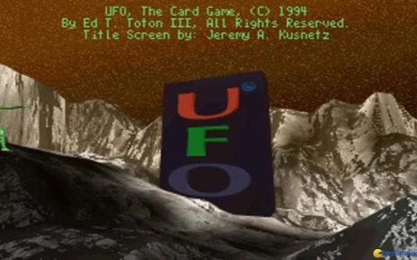 UFO (video game) PC MSDOS