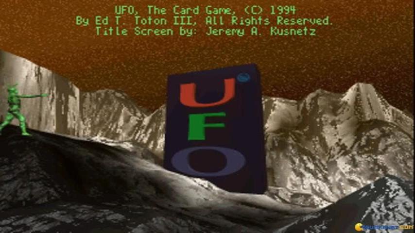 UFO (video game) PC MSDOS