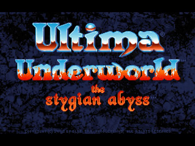 Ultima Underworld: The Stygian Abyss PC MSDOS