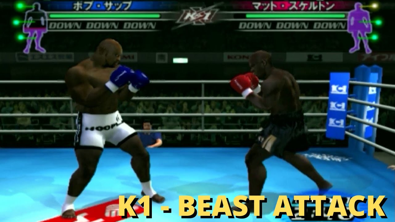 K-1 World Grand Prix: The Beast Attack! PLAYSTATION 2