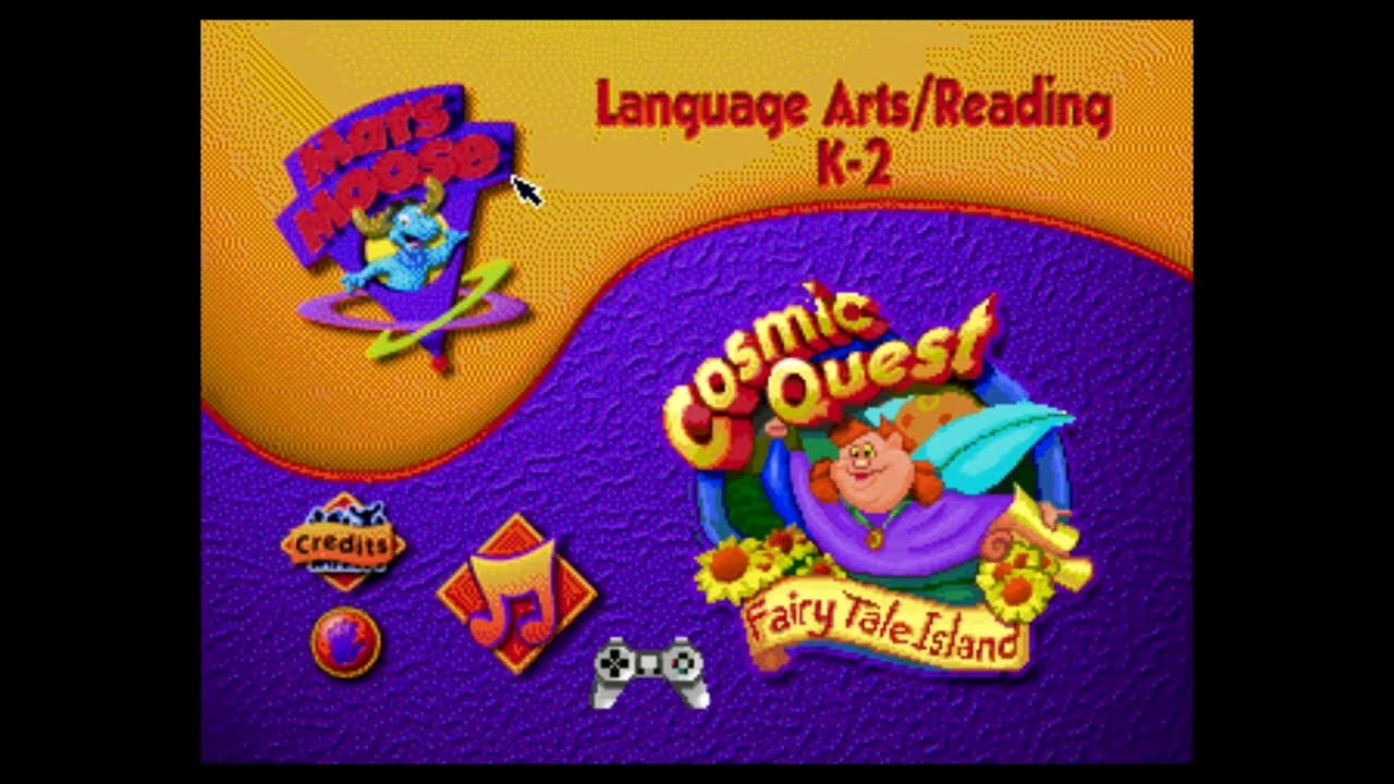 Mars Moose Cosmic Quest 2: Fairy Tale Island PLAY STATION 1 PS1