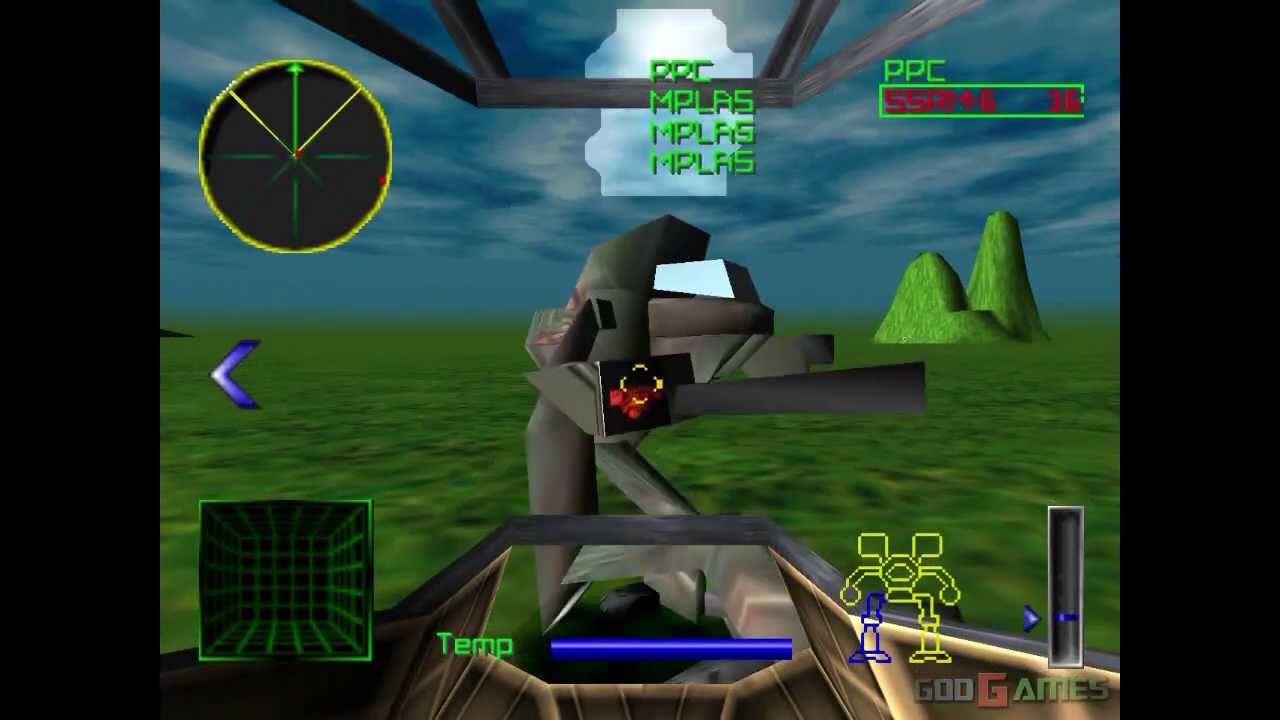 MechWarrior 2 PLAY STATION 1 PS1