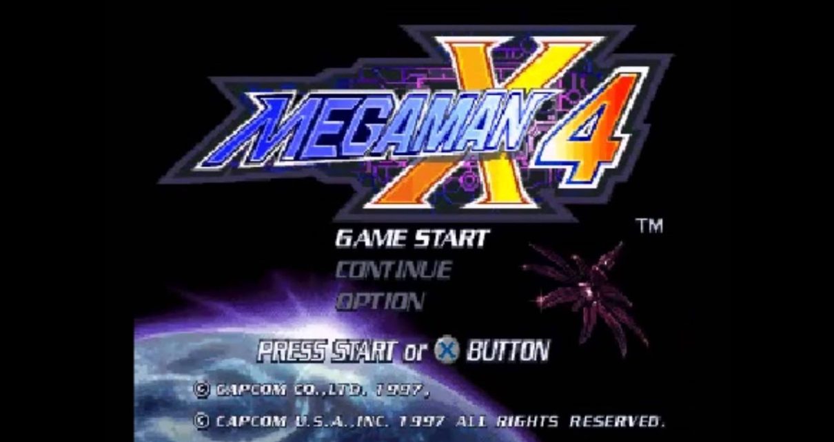 "Mega Man X4 PLAY STATION 1 PS1