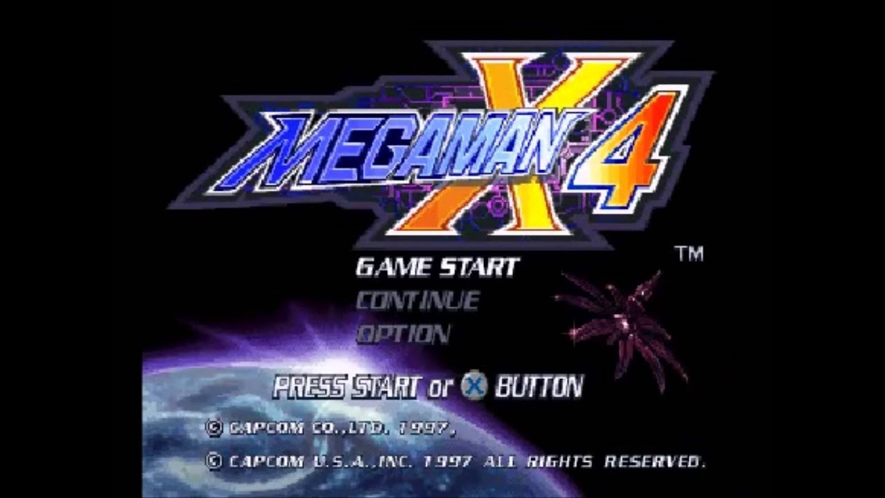 "Mega Man X4 PLAY STATION 1 PS1