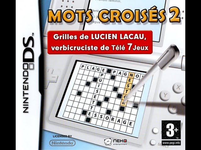 Mots Croises 2 Nintendo DS