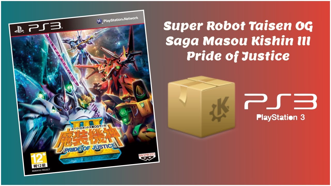 Super Robot Taisen OG Saga: Masou Kishin III – Pride of Justice PS3 PLAY STATION 3