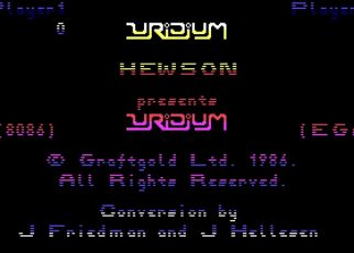 Uridium PC MSDOS