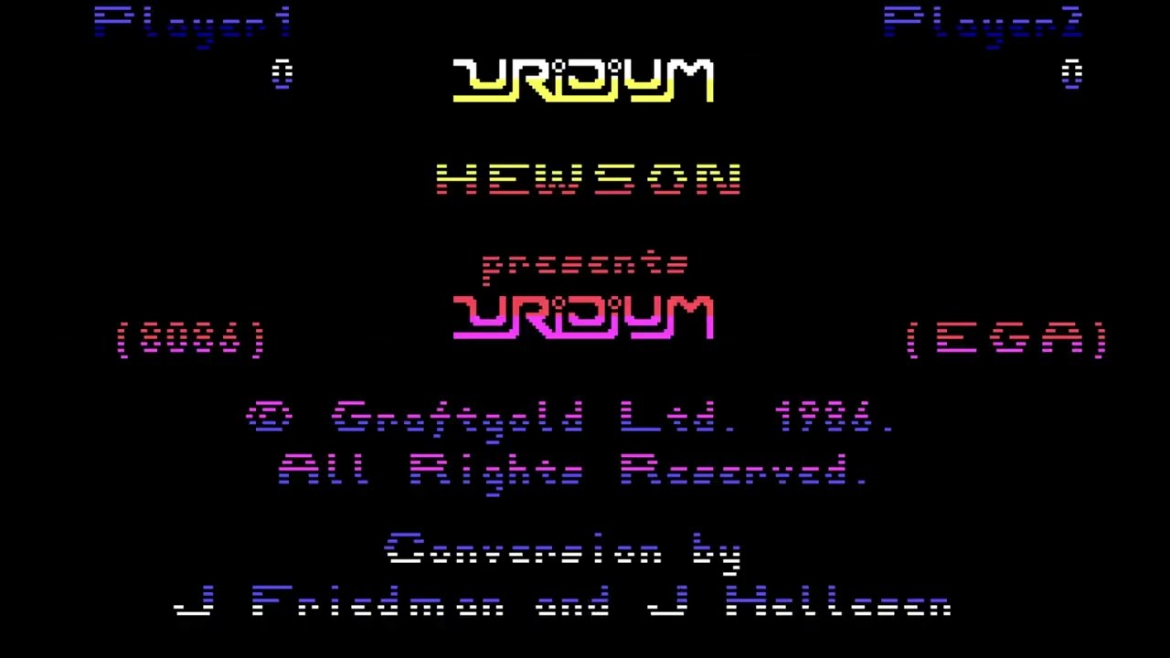 Uridium PC MSDOS