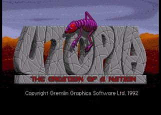 Utopia: The Creation of a Nation PC MSDOS