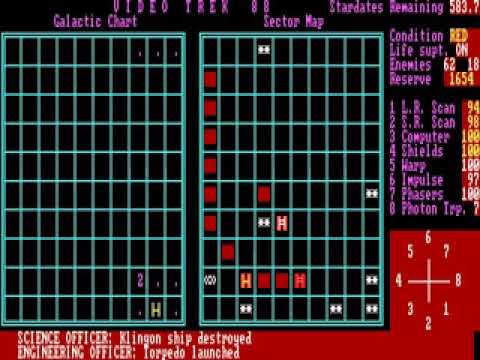 Video Trek 88 PC MSDOS