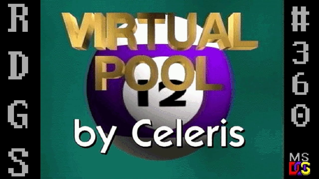 Virtual Pool (video game) PC MSDOS
