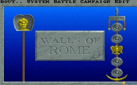Walls of Rome (video game) PC MSDOS