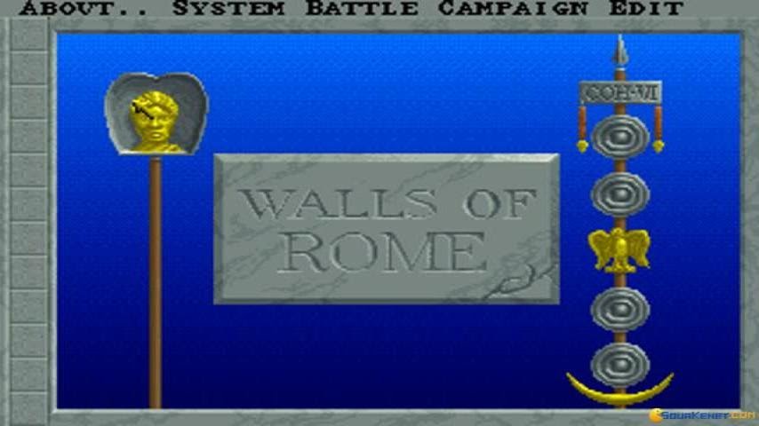 Walls of Rome (video game) PC MSDOS