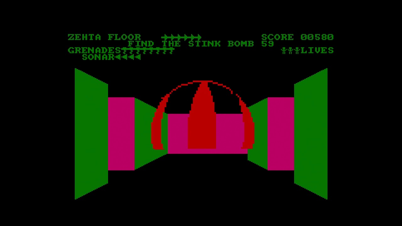 3-D Monster Chase  AMSTRAD CPC