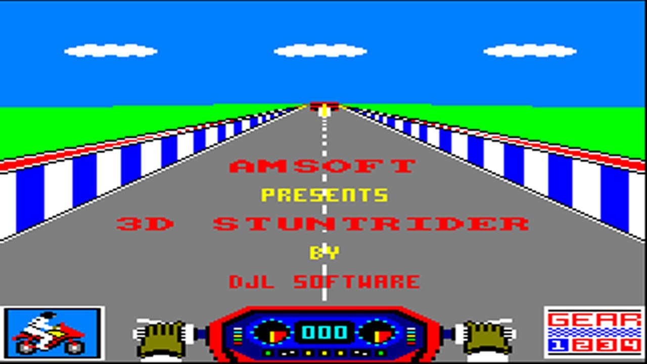 3D Stunt Rider  AMSTRAD CPC