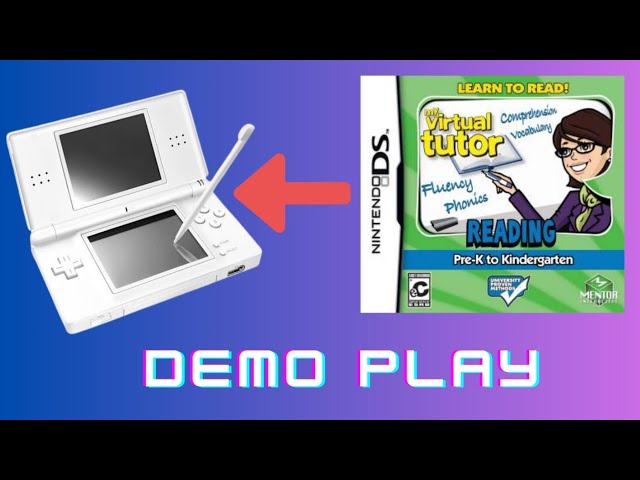 My Virtual Tutor: Reading Pre-K to Kindergarten Nintendo DS