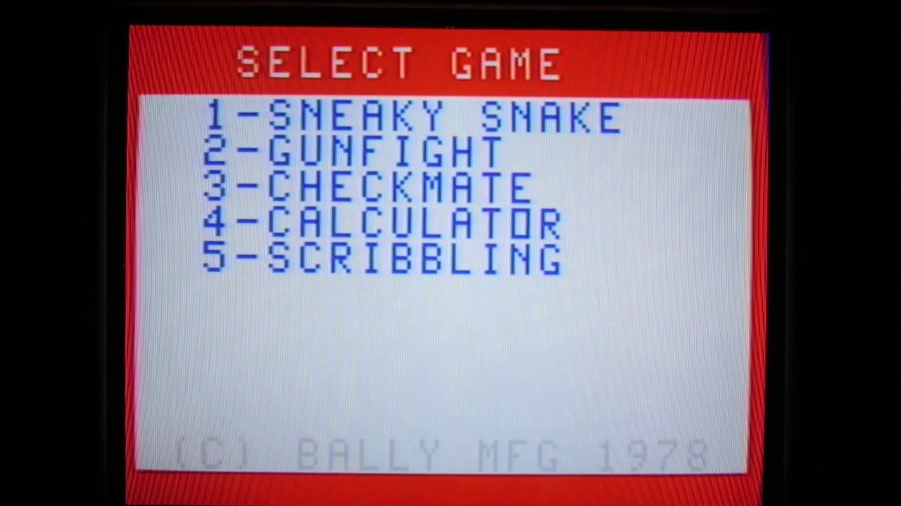 Sneaky Snake (1983) (New Image) Bally Astrocade Arcade Astrovision