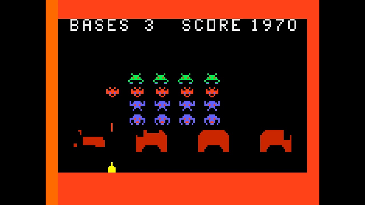 Space Invaders (1979) (later retitled Astro Battle) Bally Astrocade Arcade Astrovision