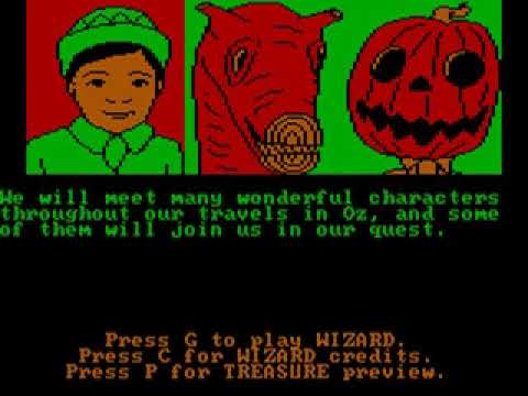 The Wizard of Oz (1985 video game) PC MSDOS