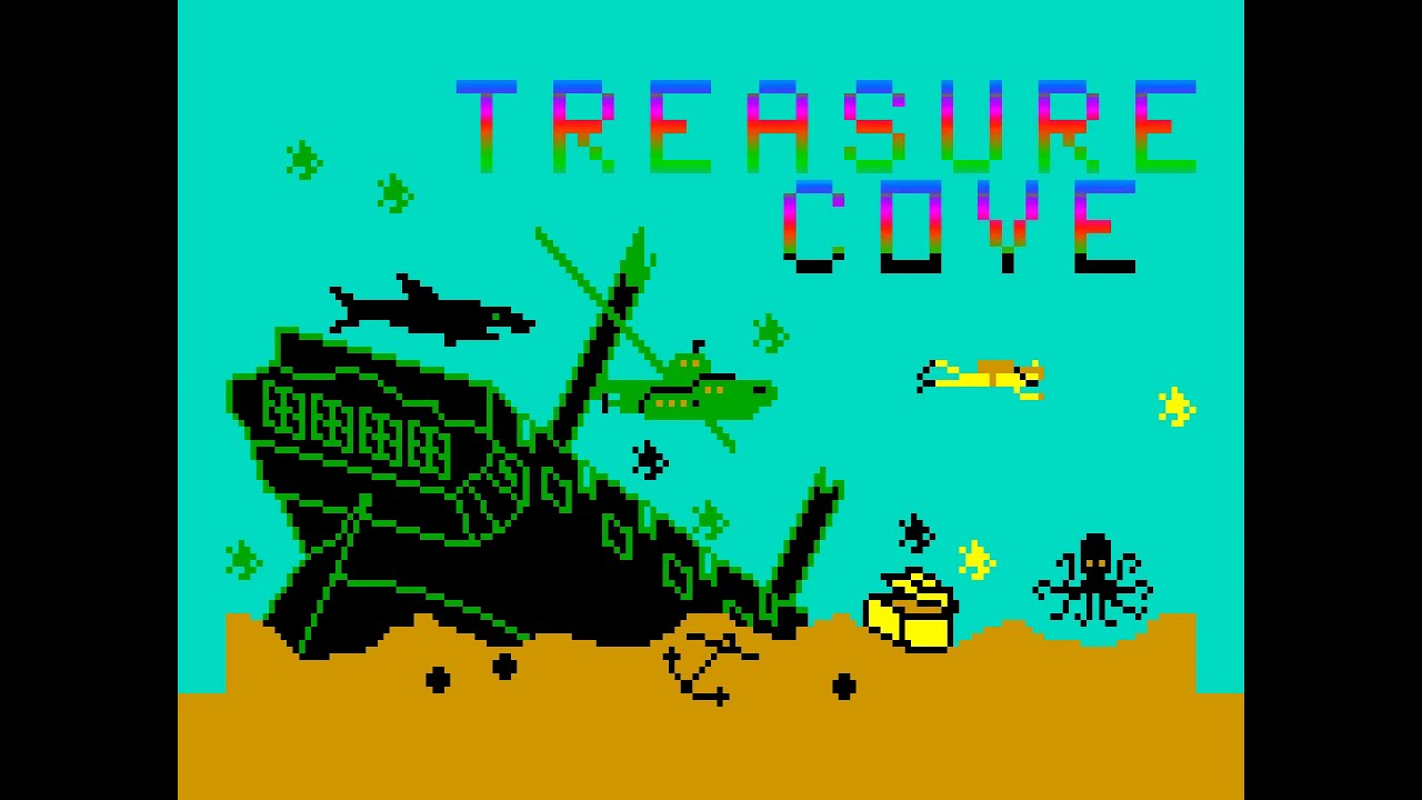 Treasure Cove (1983) (Spectre Systems) Bally Astrocade Arcade Astrovision