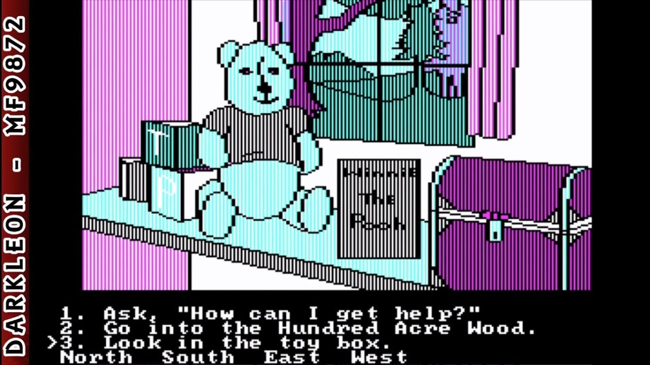 Winnie the Pooh in the Hundred Acre Wood PC MSDOS