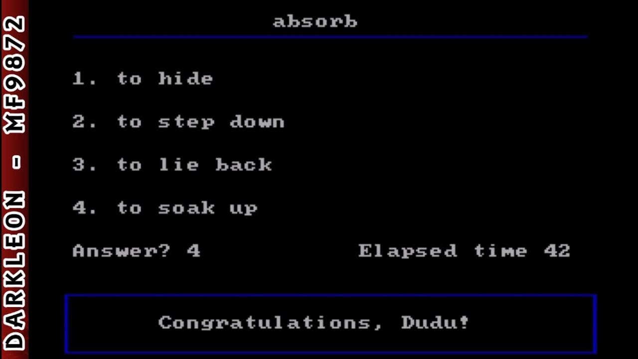 Word Attack! PC MSDOS