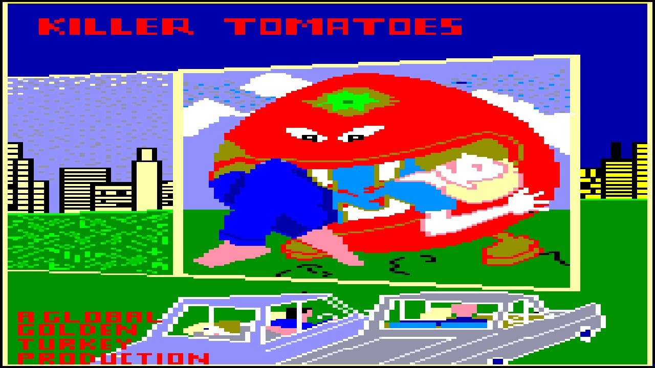 Attack of the Killer Tomatoes  AMSTRAD CPC
