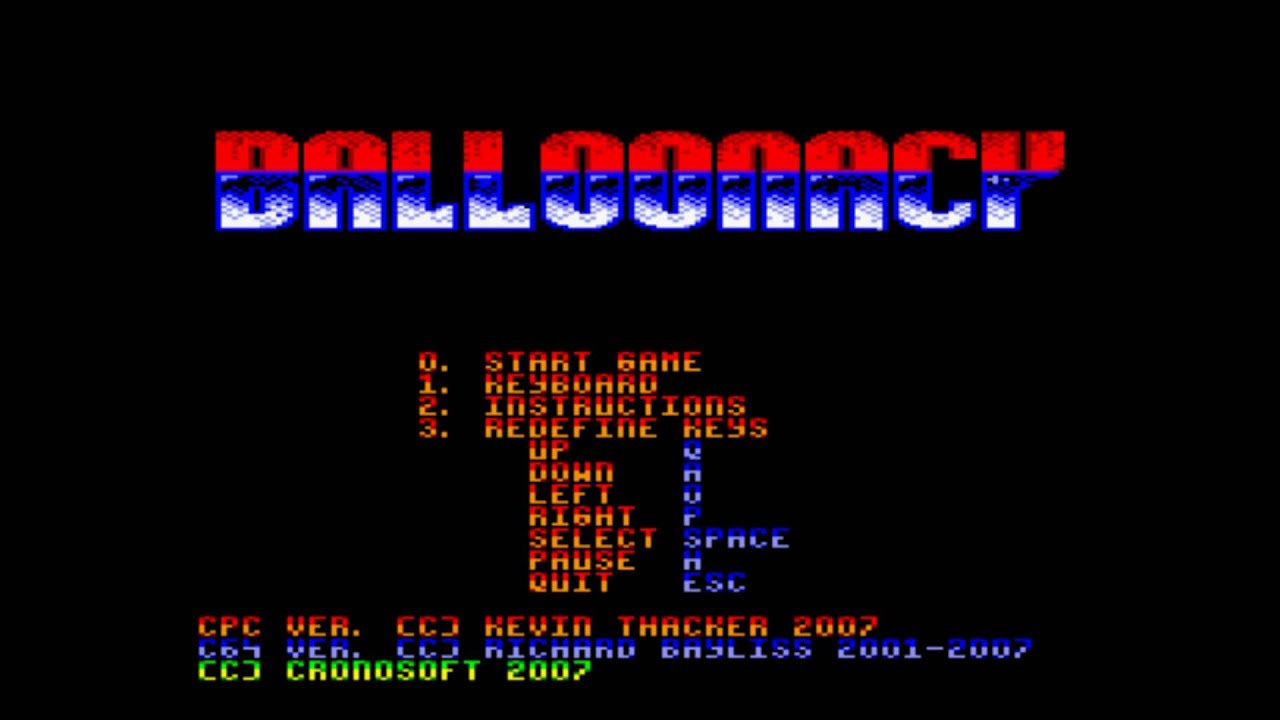 Balloonacy  AMSTRAD CPC