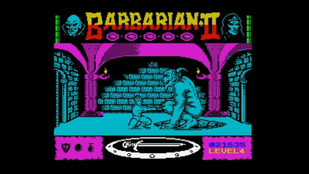 Barbarian II: The Dungeon of Drax ZX SPECTRUM
