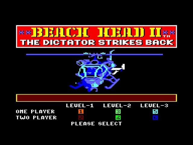 Beach Head II: The Dictator Strikes Back  AMSTRAD CPC