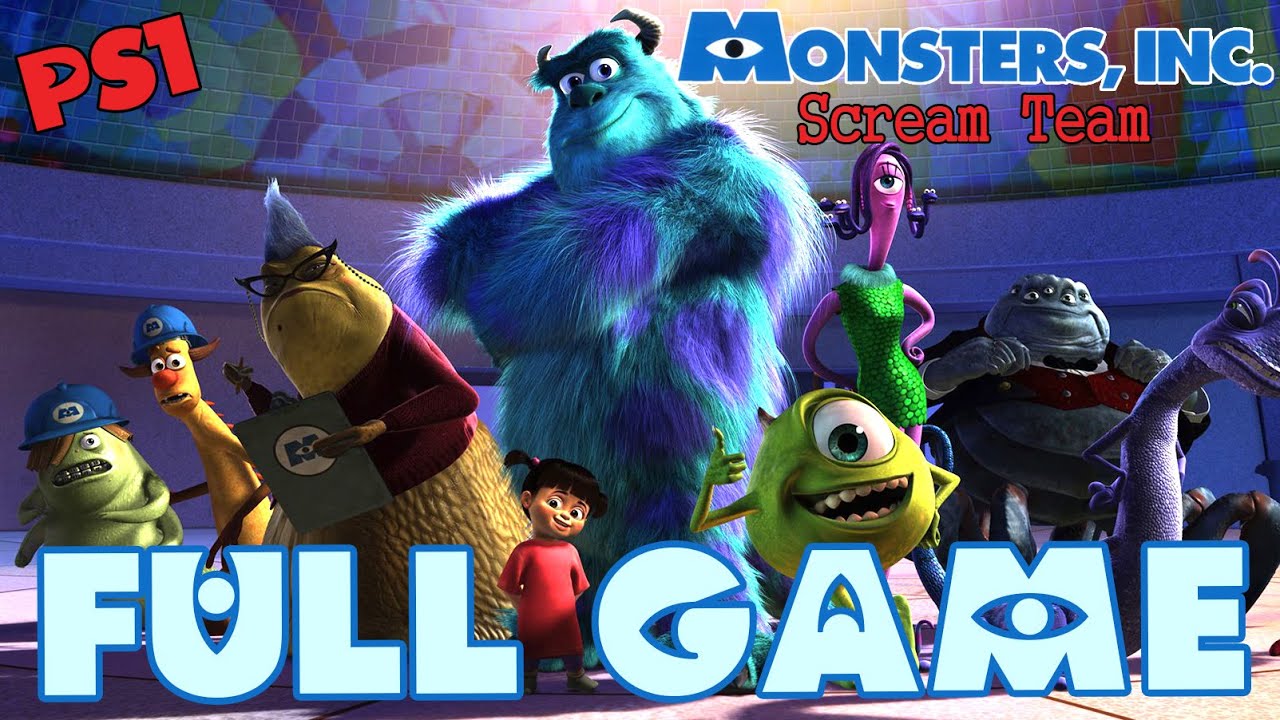 "Monsters  Inc. Scream Team PLAY STATION 1 PS1