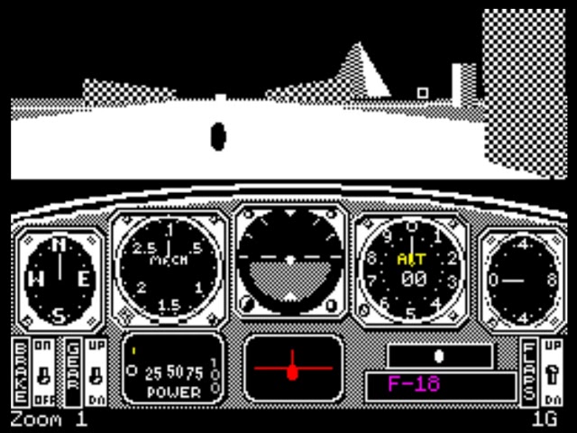 Chuck Yeager's Advanced Flight Trainer ZX SPECTRUM