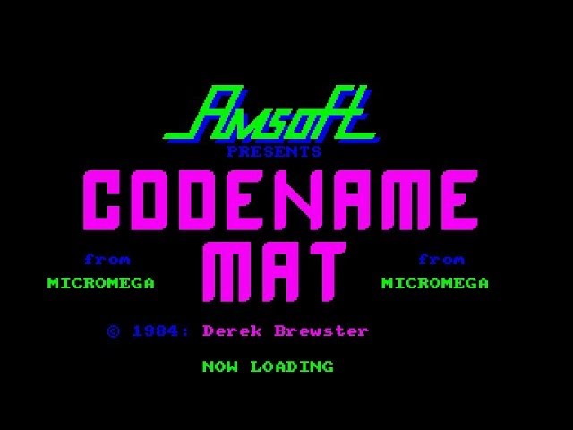 Codename MAT  AMSTRAD CPC
