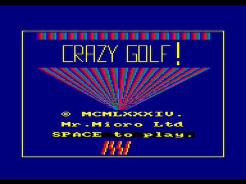 Crazy Golf  AMSTRAD CPC
