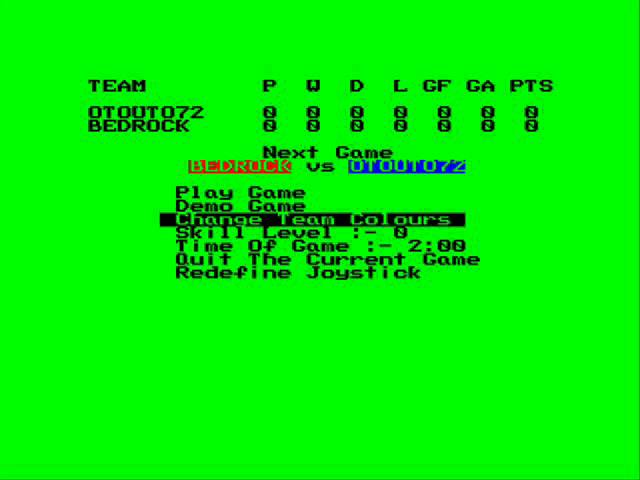 Cup Football ZX SPECTRUM