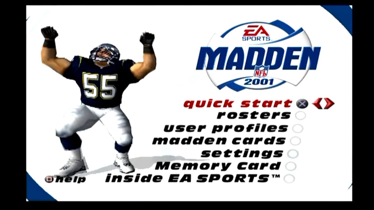 "Madden NFL 2001 PLAYSTATION 2