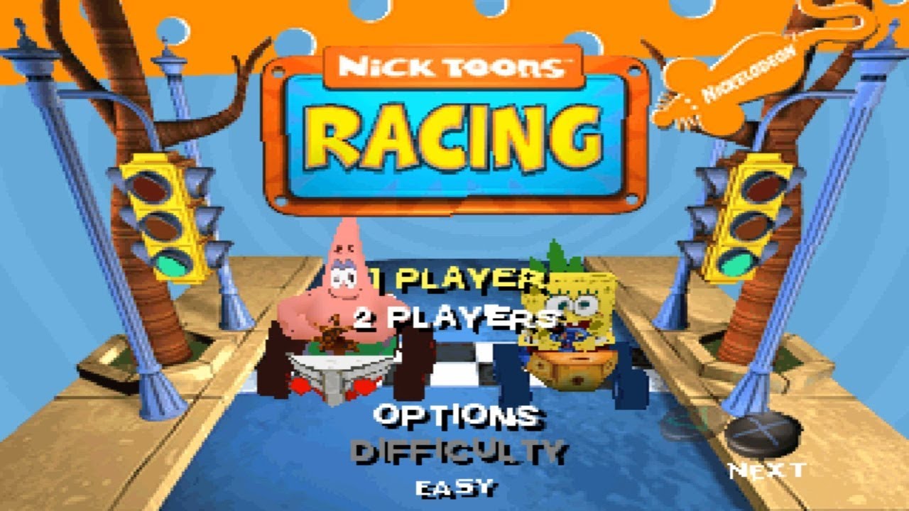 Nicktoons Racing PLAY STATION 1 PS1