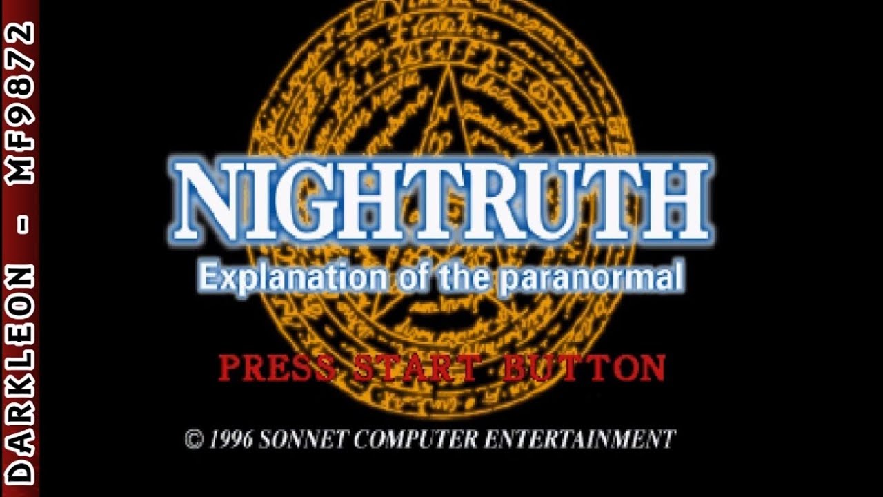 Nightruth: Explanation of the paranormal - "Yami no Tobira" PLAY STATION 1 PS1