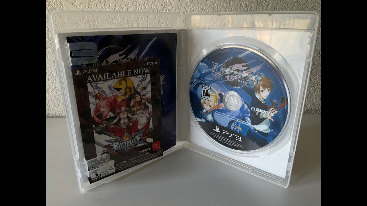 XBLAZE Code: Embryo PS3 PLAY STATION 3