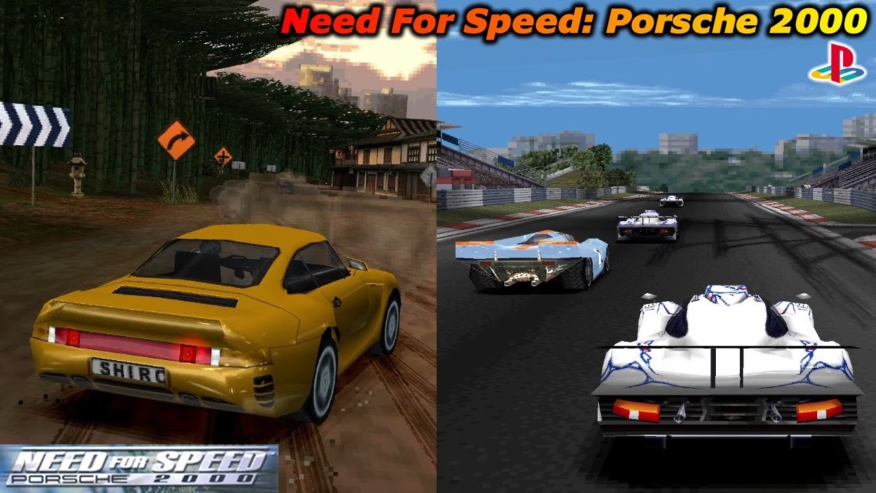 •Need for Speed: Porsche 2000PAL" PLAY STATION 1 PS1
